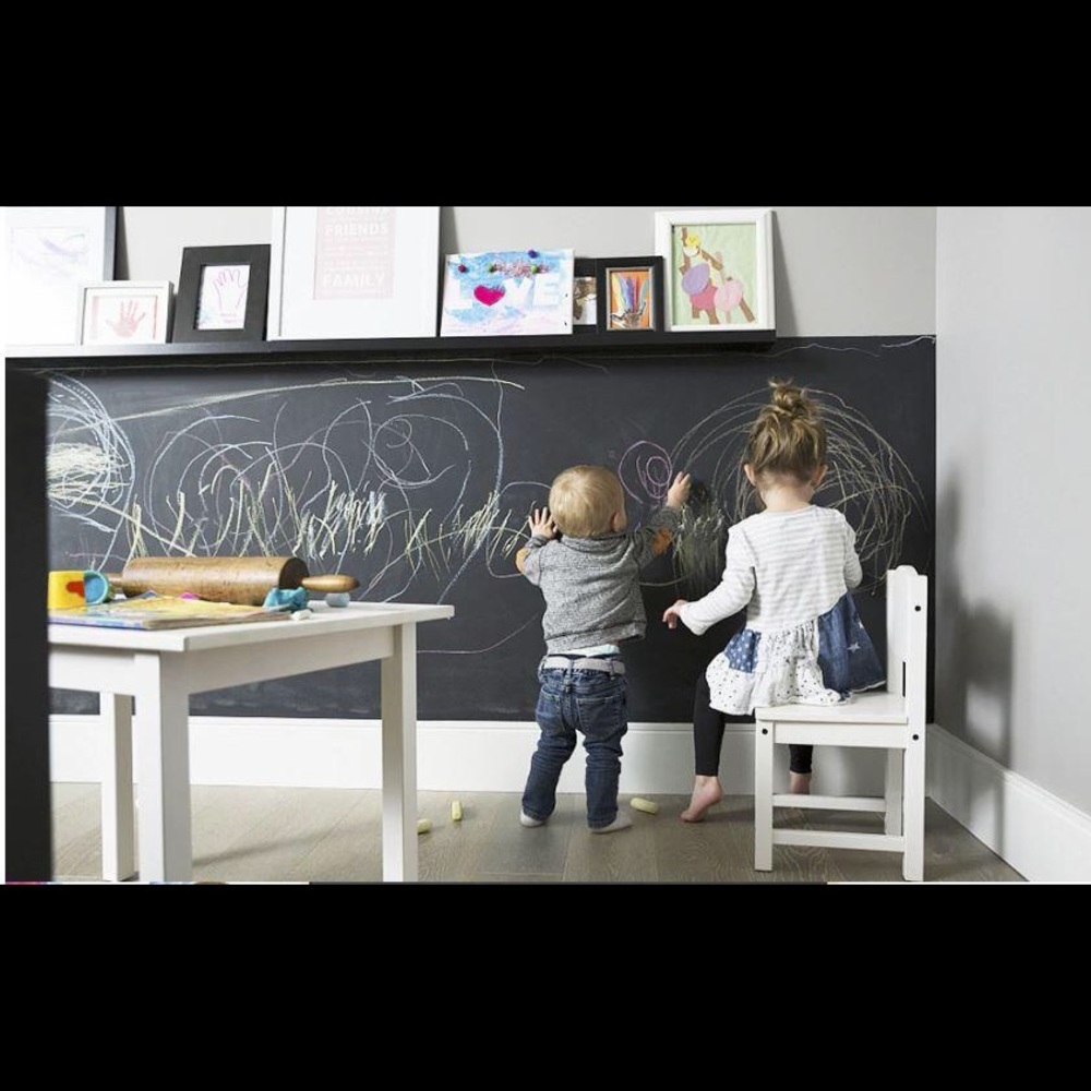 79” Home School Chalk board wall decal - kids play